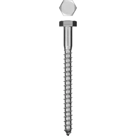 Шурупы ЗУБР &quot;МАСТЕР&quot; с шестигранной головкой, оцинкованные, 6x70мм, 85шт 4-300451-06-070 купить в Ханты-Мансийске