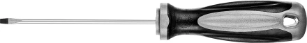 Отвертка MIRAX 25095-03-10, закаленный стержень, двухкомпонентная рукоятка, SL3x100мм 25095-03-10 купить в Ханты-Мансийске