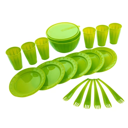 Набор для пикника на 6 персон, 20 предметов, контейнер 9 л в комплекте, Camping// Palisad 69451 купить в Ханты-Мансийске