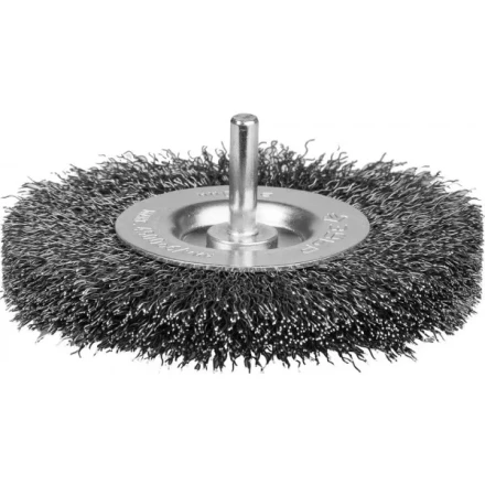 ЗУБР &quot;ЭКСПЕРТ&quot;. Щетка дисковая для дрели, двухрядная, витая стальная проволока 0,3мм, 100мм 35198-100-2_z01 купить в Ханты-Мансийске