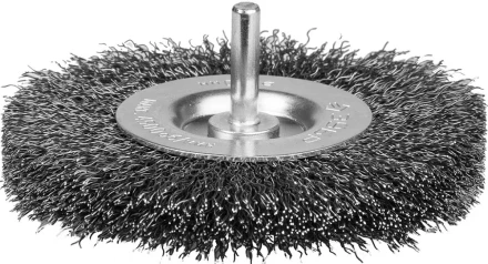 ЗУБР &quot;ЭКСПЕРТ&quot;. Щетка дисковая для дрели, двухрядная, витая стальная проволока 0,3мм, 100мм 35198-100-2_z01 купить в Ханты-Мансийске