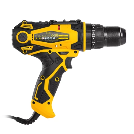 Дрель-шуруповерт сетевая ударная Denzel 26211, ISD-300-13 купить в Ханты-Мансийске