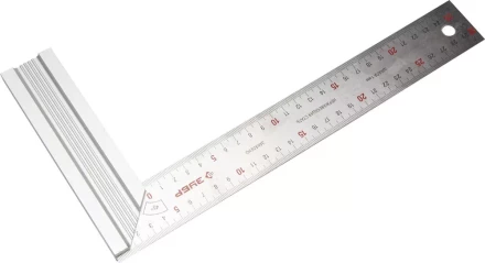Угольник ЗУБР &quot;ЭКСПЕРТ&quot; столярный , усиленная алюминиевая рукоятка, нержавеющее полотно 37мм, длина 300мм 34394-30 купить в Ханты-Мансийске