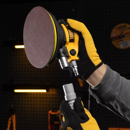 Эксцентриковая шлифовальная машина Denzel EPG150, 150 мм, 10000 об/мин, 5 мм, 160 л/мин 57476 купить в Ханты-Мансийске