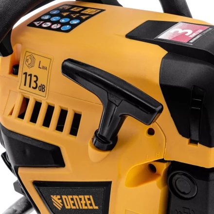 Пила цепная бензиновая Denzel DS-4516, шина 40 см, 45 см3, 2,5 л.с, шаг 0,325, паз 1,5 мм, 64 звена 95236 купить в Ханты-Мансийске