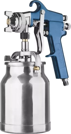 Пистолет ЗУБР &quot;ЭКСПЕРТ&quot; краскораспылительный, с нижним бачком 1000мл, расход воздуха 310л/мин, 1,8мм 06451 купить в Ханты-Мансийске