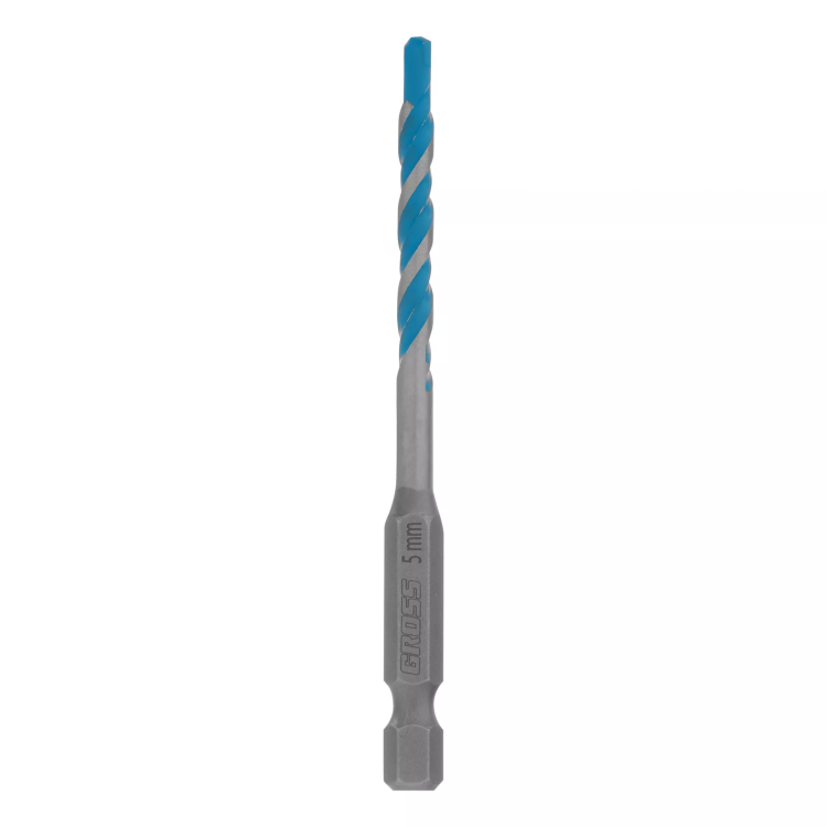 Сверло универсальное Gross , Multipurpose PRO, 6-гр. хвостовик, 5мм, 706011 купить в Ханты-Мансийске