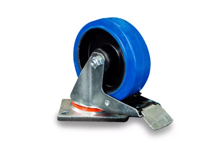 Колесо поворотное резина SRCLb 63 160 мм с тормозом (F) 1024397 купить в Ханты-Мансийске