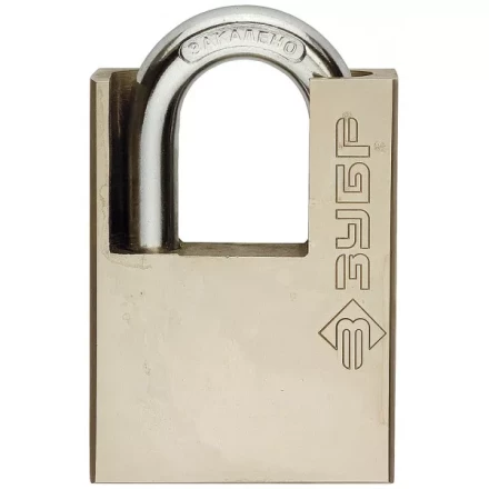 Замок навесной ЗУБР &quot;серия 223&quot; с защитой дужки, 60мм 4-37223-60 купить в Ханты-Мансийске