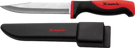 Нож рыбака &quot;FISHERMAN&#039;S DREAM&quot; large 150 мм двухкомпонентная рукоятка пластиковые ножны MATRIX KITCHEN 79116 купить в Ханты-Мансийске