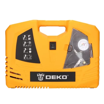 Компрессор безмасляный DEKO 180 с набором из 6 инструментов, 009-0100 купить в Ханты-Мансийске