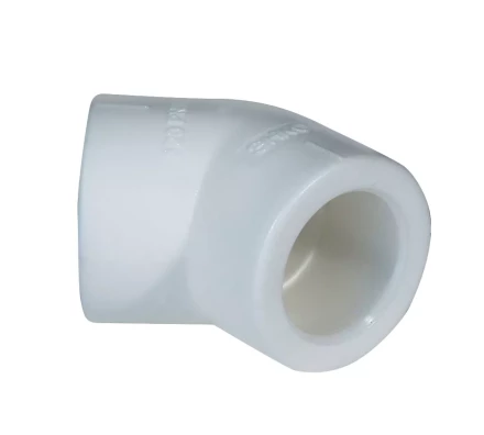 Уголок PP-R 45° 63мм белый (10/50) 45355 купить в Ханты-Мансийске