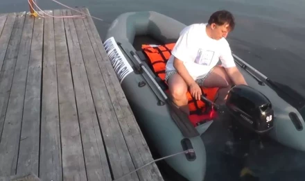 Двухтактный мотор лодочный подвесной Hidea HD 9.8FHS купить в Ханты-Мансийске