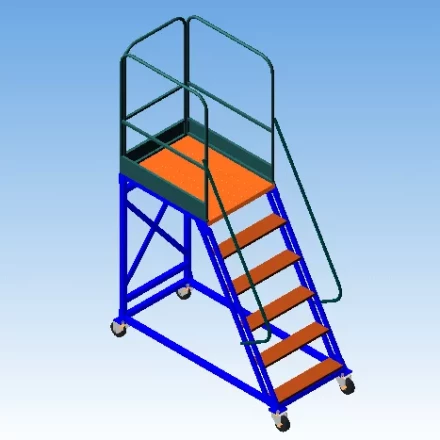 Лестница с площадкой УСЦ ЛСА-2200 купить в Ханты-Мансийске