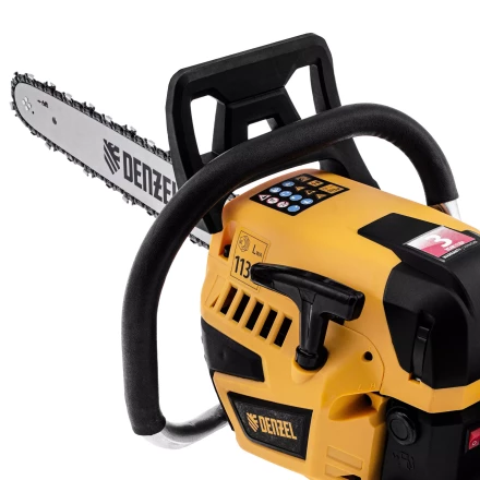 Пила цепная бензиновая Denzel DS-5218, шина 45 см, 52 см3, 3 л.с, шаг 0,325, паз 1,5 мм, 72 звена 95237 купить в Ханты-Мансийске