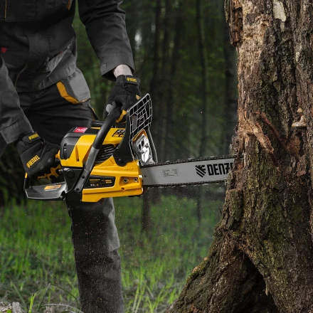 Пила цепная бензиновая Denzel DS-5218, шина 45 см, 52 см3, 3 л.с, шаг 0,325, паз 1,5 мм, 72 звена 95237 купить в Ханты-Мансийске