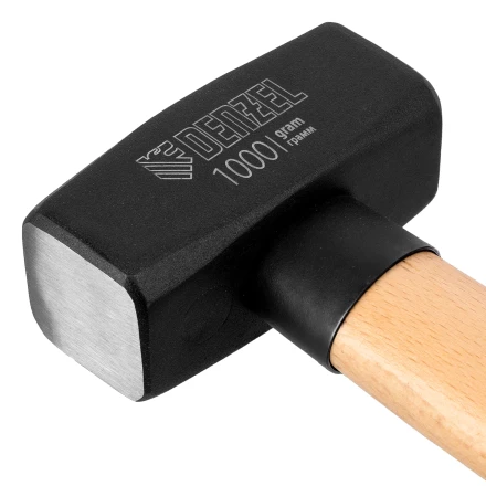 Кувалда, 1000 г Denzel, кованая головка, буковая рукоятка 11018 купить в Ханты-Мансийске