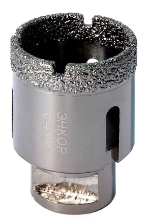 Коронка алмазная по керамограниту D 44 мм для УШМ сух. рез Энкор 48310 купить в Ханты-Мансийске