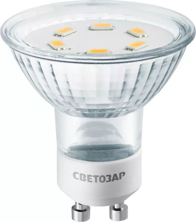 Лампа СВЕТОЗАР светодиодная "LED technology", цоколь GU10, яркий белый свет (4000К), 220В, 3Вт (25) 44565-25_z01 купить в Ханты-Мансийске