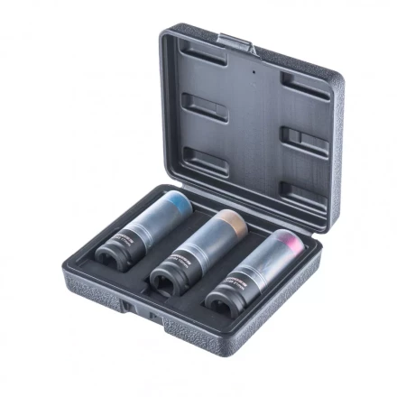 Набор головок ударных шестигранных для колесных дисков 17 19 21 мм 1/2&quot; 3 предмета Gross 13196 купить в Ханты-Мансийске