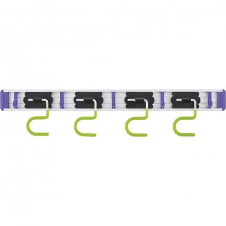 Алюминиевый настенный держатель для садового инструмента 4 крюка Palisad 68304 купить в Ханты-Мансийске