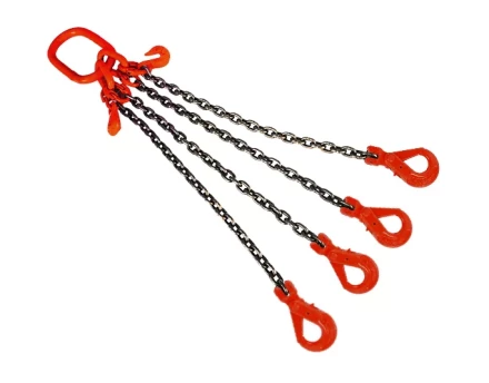 Строп цепной TOR 4СЦ г/п 11,2 т 8,0 м с укорачивающими и самозакрывающимися крюками 1016864 купить в Ханты-Мансийске