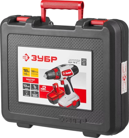 Дрель-шуруповерт 2 АКБ ЗДА-18-2 КИН серия МАСТЕР купить в Ханты-Мансийске