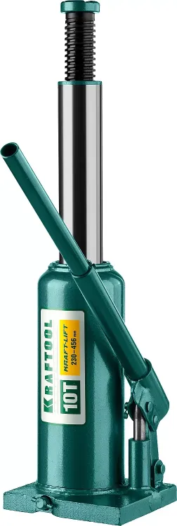 Домкрат гидравлический бутылочный "Kraft-Lift", сварной, 10т, 230-456мм, KRAFTOOL 43462-10 43462-10_z01 купить в Ханты-Мансийске