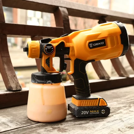 Краскопульт аккумуляторный DKSG20K2 DEKO, 063-4180 купить в Ханты-Мансийске