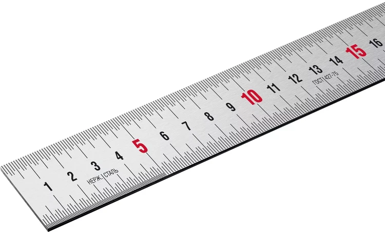 ЗУБР Про-15, длина 0.15 м, усиленная нержавеющая линейка, Профессионал (34280-015) купить в Ханты-Мансийске