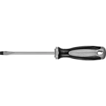 Отвертка MIRAX 25095-06-10, закаленный стержень, двухкомпонентная рукоятка, SL6x100мм 25095-06-10 купить в Ханты-Мансийске