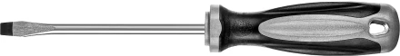 Отвертка MIRAX 25095-06-10, закаленный стержень, двухкомпонентная рукоятка, SL6x100мм 25095-06-10 купить в Ханты-Мансийске