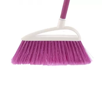 Щетка пластмасовая  для   230 мм &quot;LUX&quot; розовая щетина c черенком 120 см D22мм ELFE 93561 купить в Ханты-Мансийске