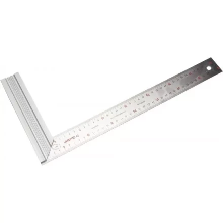 Угольник ЗУБР &quot;ЭКСПЕРТ&quot; столярный, усиленная алюминиевая рукоятка, нержавеющее полотно 37мм, длина 400мм 34394-40 купить в Ханты-Мансийске