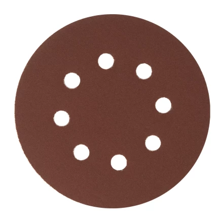 Круг абразивный на ворсовой подложке под &quot;липучку&quot;, перфорированный, P 240, 125 мм, 5 шт Сибртех 738117 купить в Ханты-Мансийске