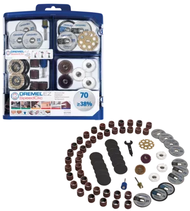 Набор оснастки EZ SpeedClic 70 штук DREMEL купить в Ханты-Мансийске