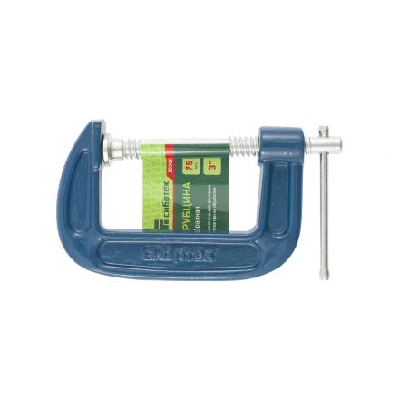 Струбцина G-образная,75 мм СИБРТЕХ 20582 купить в Ханты-Мансийске