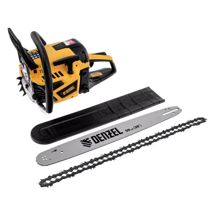 Пила цепная бензиновая Denzel DS-5820, шина 50 см, 58 см3, 3.6 л.с, шаг 0,325, паз 1,5 мм, 76 звеньев 95238 купить в Ханты-Мансийске