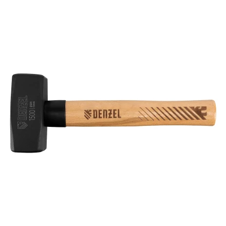 Кувалда, 1500 г Denzel 11019, кованая головка, буковая рукоятка купить в Ханты-Мансийске
