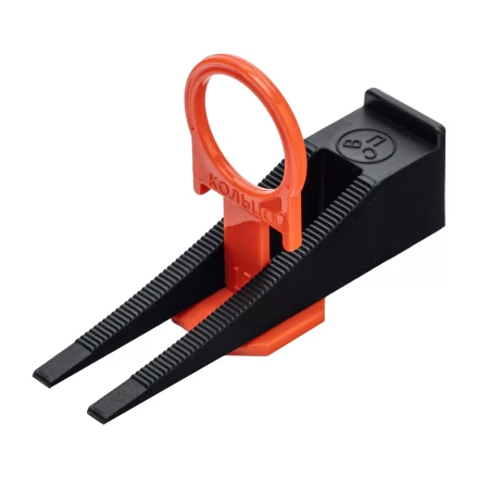 Комплект зажим + клин для системы выравнивания плитки СВП Кольцо, 50/50 шт. в ведре Сибртех 88112 купить в Ханты-Мансийске