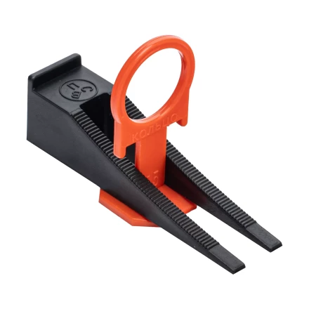 Комплект зажим + клин для системы выравнивания плитки СВП Кольцо, 50/50 шт. в ведре Сибртех 88112 купить в Ханты-Мансийске