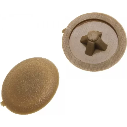 Заглушка декоративная ЗУБР под шуруп, цвет бук, шлиц №2, ТФ6, 40шт 4-308156-2 купить в Ханты-Мансийске