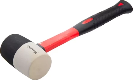 Киянка резиновая, 225 г, черно-белая резина, фибергласовая рукоятка MATRIX 11170 купить в Ханты-Мансийске