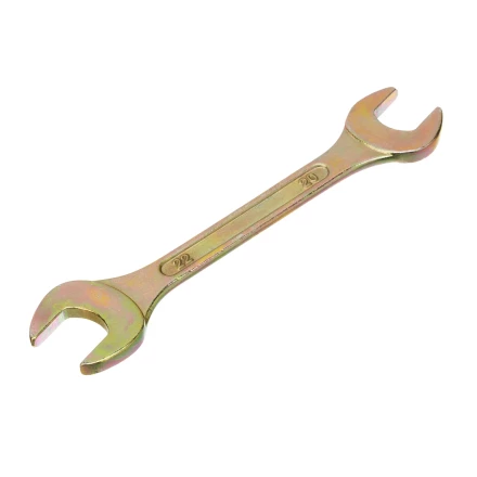 Набор ключей рожковых 6-22 мм, 8 шт, желтый цинк Сибртех 15280 купить в Ханты-Мансийске