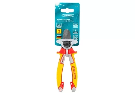 Кабелерез диэлектрические рукоятки до 1000 В трехкомпонентные рукоятки 160 мм GROSS 17725 купить в Ханты-Мансийске