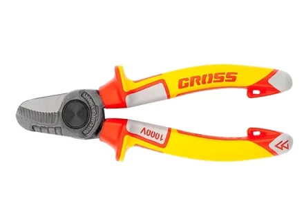 Кабелерез диэлектрические рукоятки до 1000 В трехкомпонентные рукоятки 160 мм GROSS 17725 купить в Ханты-Мансийске