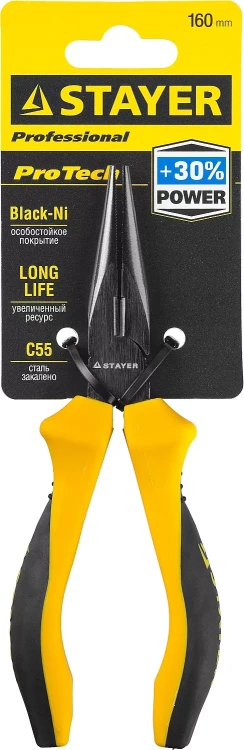 Тонкогубцы STAYER "PROTech", эксцентриковое расположение шарнира, 160мм 22027-3-16_z02 купить в Ханты-Мансийске