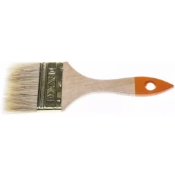 Кисть флейцевая DEXX, деревянная ручка, натуральная щетина, индивидуальная упаковка, 75мм 0100-075_z02