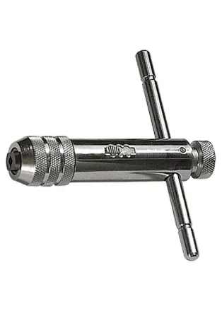 Вороток для метчиков М5 - М12 хромированный с трещоткой MATRIX 76907 купить в Ханты-Мансийске