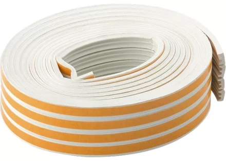 Уплотнитель 24 м профиль &quot;E&quot; белый СИБРТЕХ 93922 купить в Ханты-Мансийске